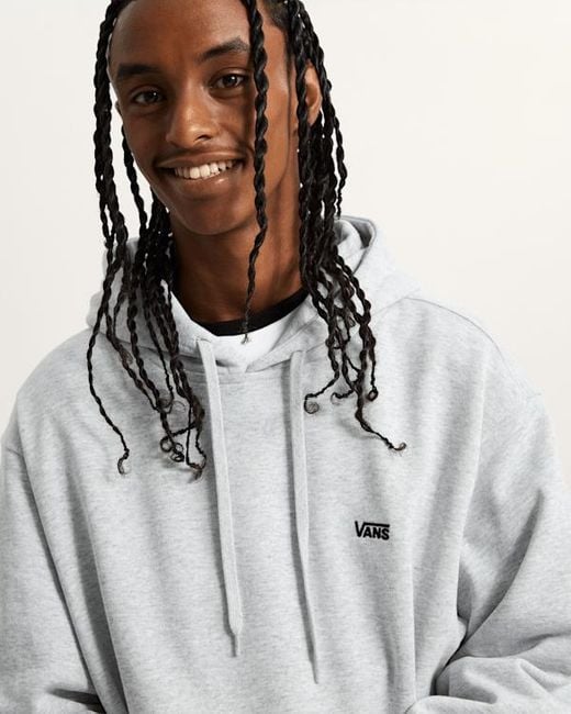 Felpa Con Cappuccio Left Chest Ii, Uomo, Taglia di Vans in Gray da Uomo