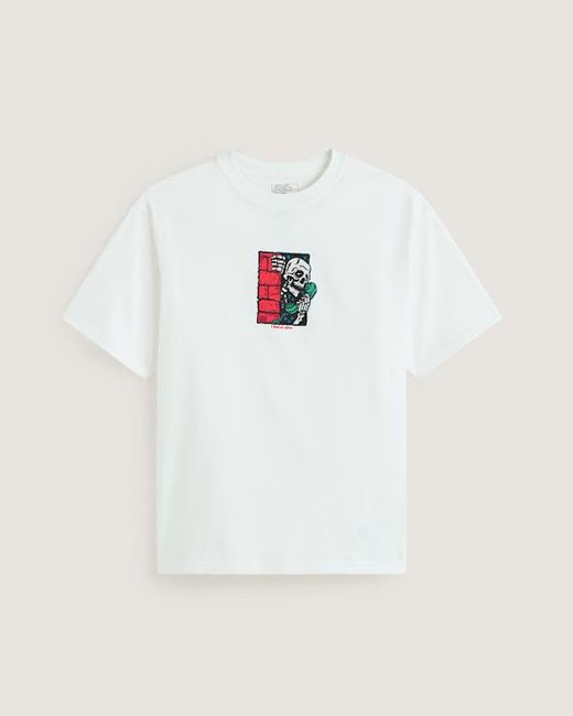 Vans White Feel So Alive T-Shirt for men