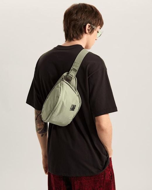 Vans Green Trek-Rec Breeze Sling Crossbody Bag for men