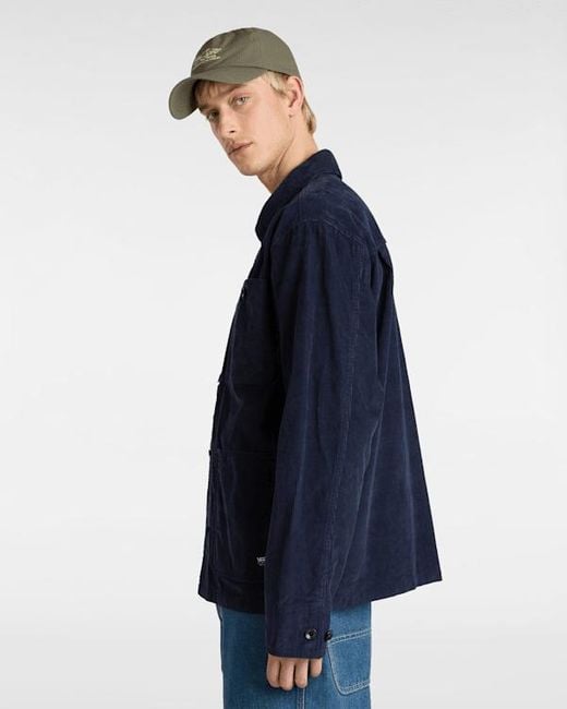 Vans Blue Drill Chore Corduroy Jacket for men
