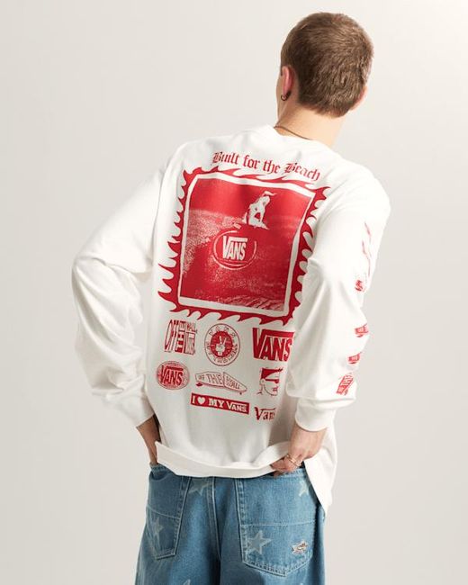 Vans White I Need My Long Sleeve T-Shirt for men
