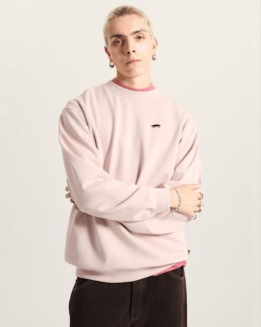 Vans Pink Salton Crew Sweatshirt for men