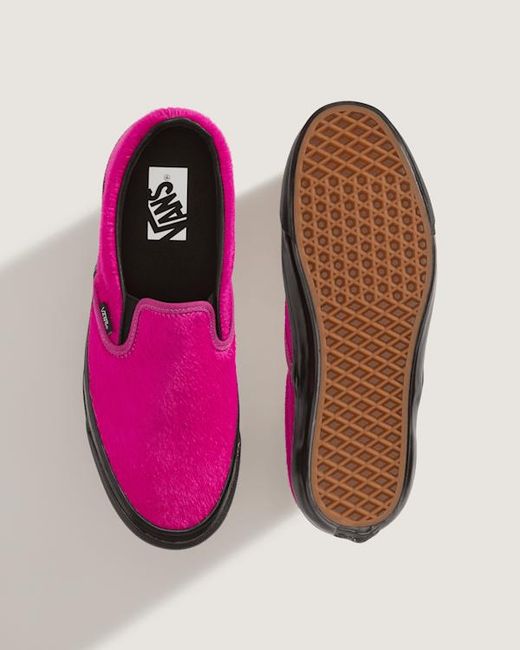 Vans Purple Premium Classic Slip-On Shoes for men