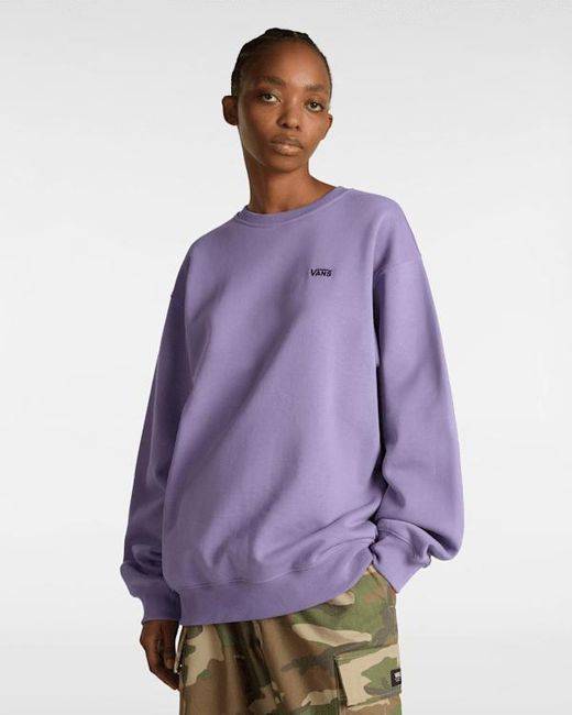 Vans Purple Left Chest Ii Logo Sweatshirt