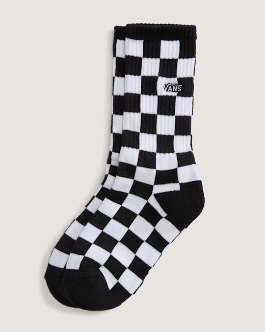 Vans Checkerboard Crew Sokken (1 Paar) Grootte: Xs (31-34​ in het White