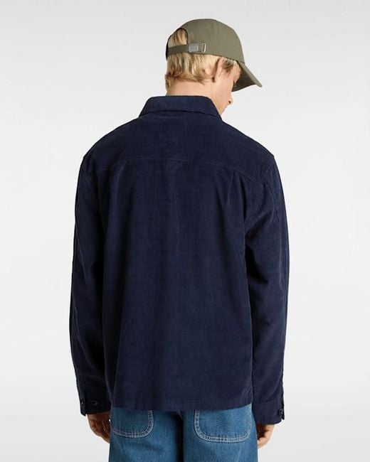 Vans Blue Drill Chore Corduroy Jacket for men