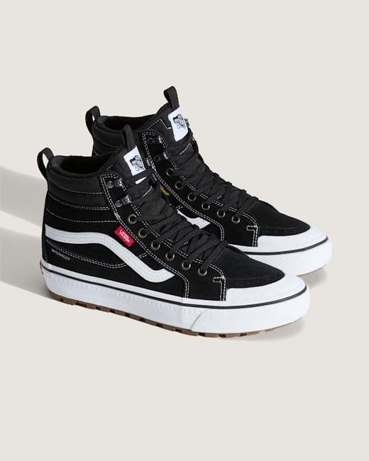 Vans White Sk8-Hi Waterproof Insulated Shoes for men
