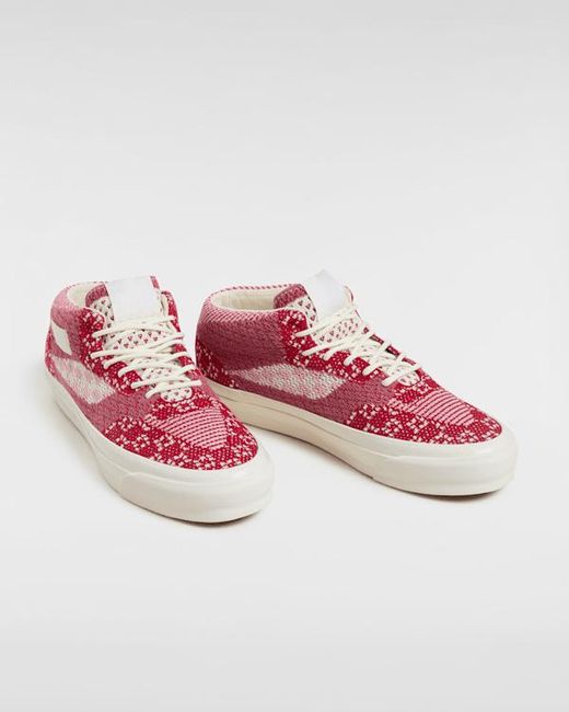 Vans Pink Premium Half Cab Shoes for men