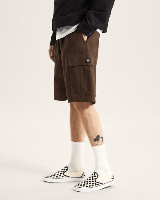 Vans Brown Range Cargo Shorts for men