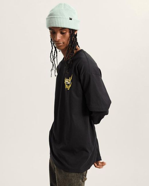 Vans For Nothing Twofer T-Shirt, Herren, Größe in Black für Herren