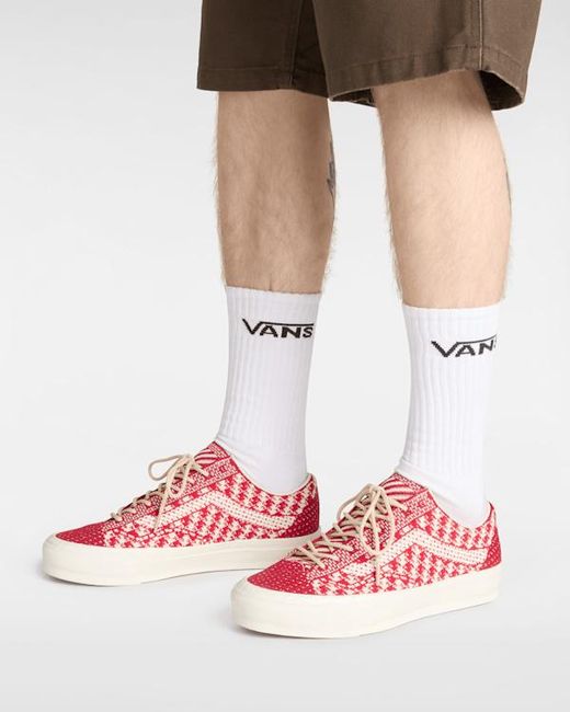 Vans Pink Premium Old Skool Shoes for men
