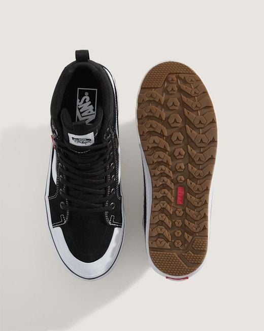 Vans White Sk8-Hi Waterproof Insulated Shoes for men