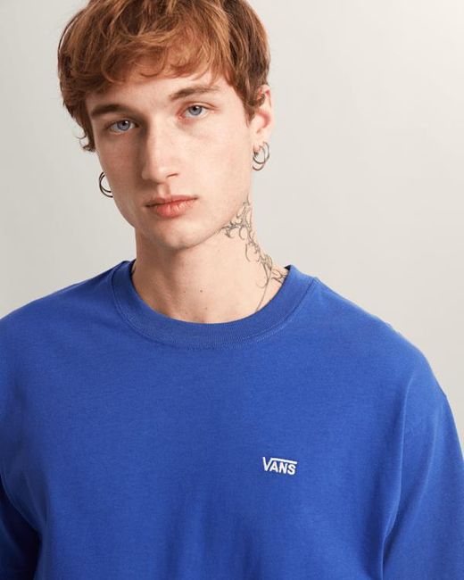 Vans Blue Left Chest Ii Loose T-Shirt for men