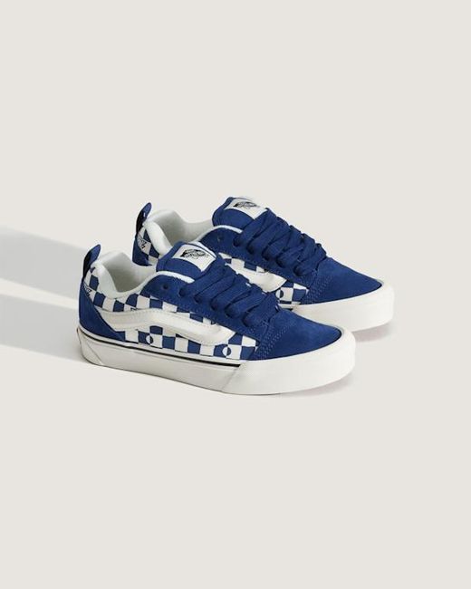 Vans Blue Youth Knu Skool Shoes (8-14 Years)