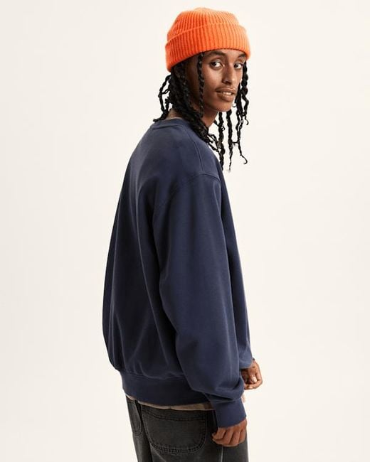 Maglione Girocollo Bicolore, Uomo, Taglia di Vans in Blue da Uomo