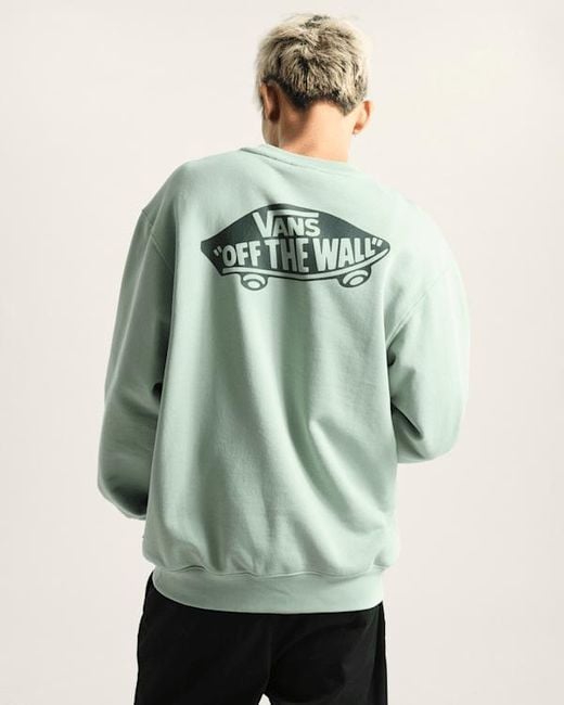 Vans Green Style 76 Loose Fit Crew Sweatshirt for men