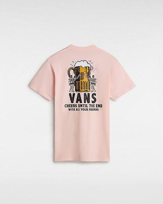 Vans Pink Cold One Calling T-shirt for men