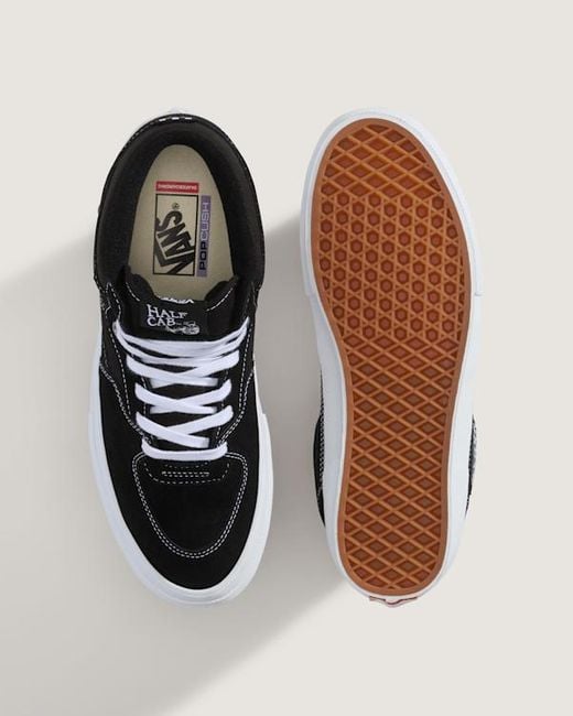 Vans White Skate Half Cab Shoes for men