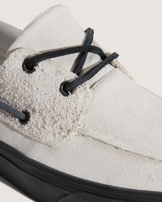 Vans White 2-Eyelet Boat Shoes for men