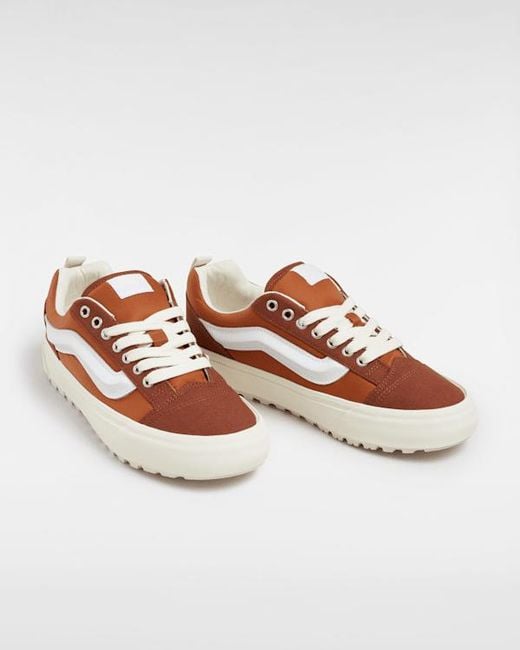 Vans Brown Premium Knu Skool Mte-1 Shoes for men
