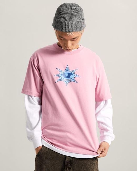 Vans Star Checker T-Shirt, Mann, Größe in Pink für Herren