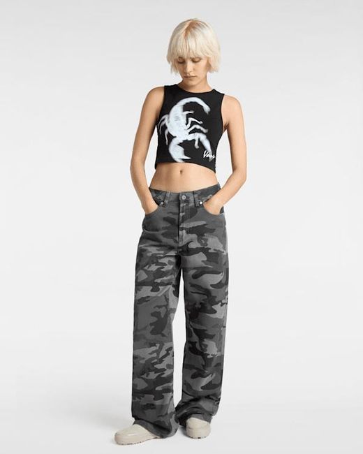 Vans Gray Sirelle 5 Pocket Puddle Trousers