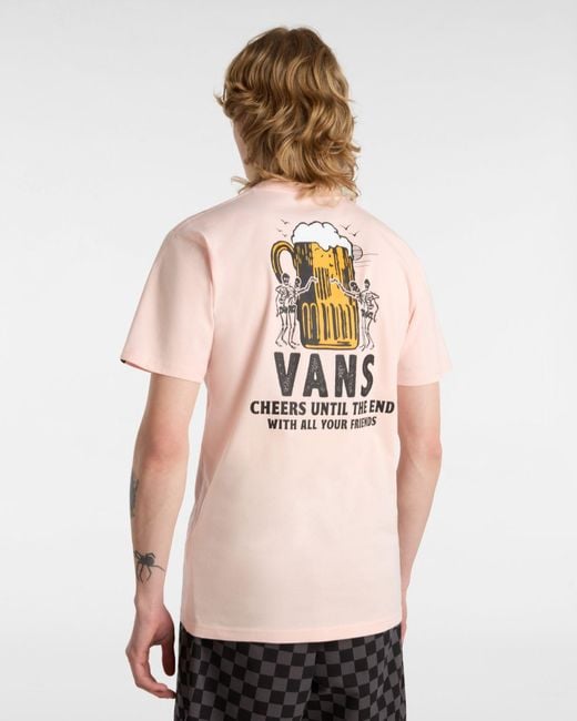 Vans Cold One Calling T-shirt in Pink für Herren