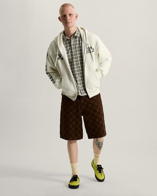 Vans Natural Racing Full Zip Hoodie for men
