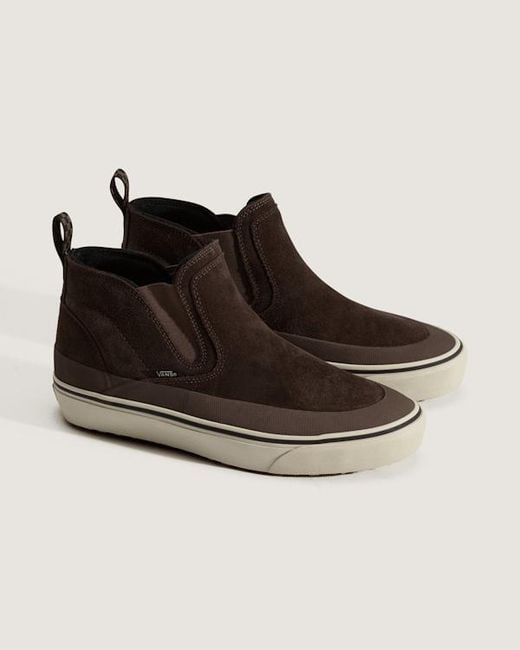 Vans Brown Mid-Slip Insulated Shoes for men