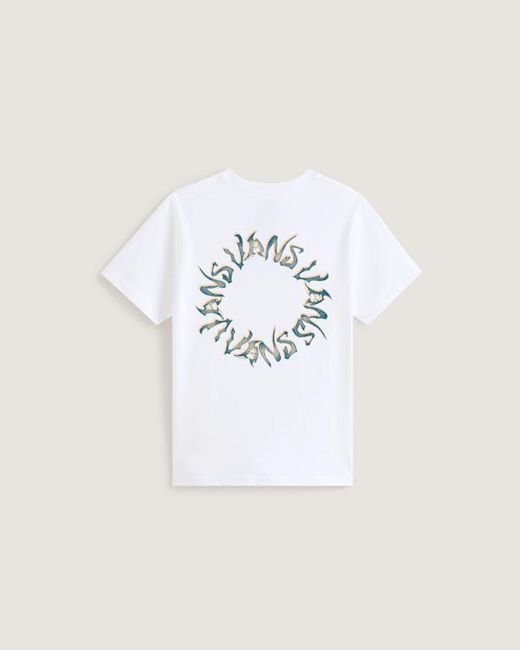 Vans White Kids Wild Circle T-Shirt (8-14 Years)