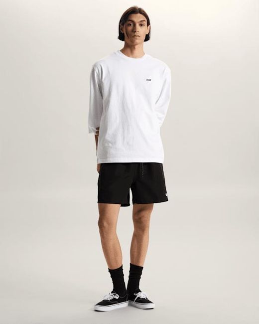 Vans Black Primary Ii Elastic Boardshorts for men