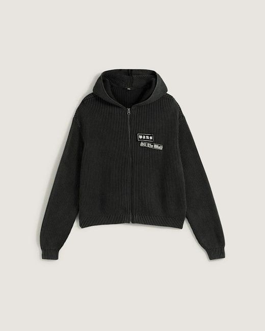 Vans Black Ximeno Hoodie Mit Reißverschluss, Damen, Größe