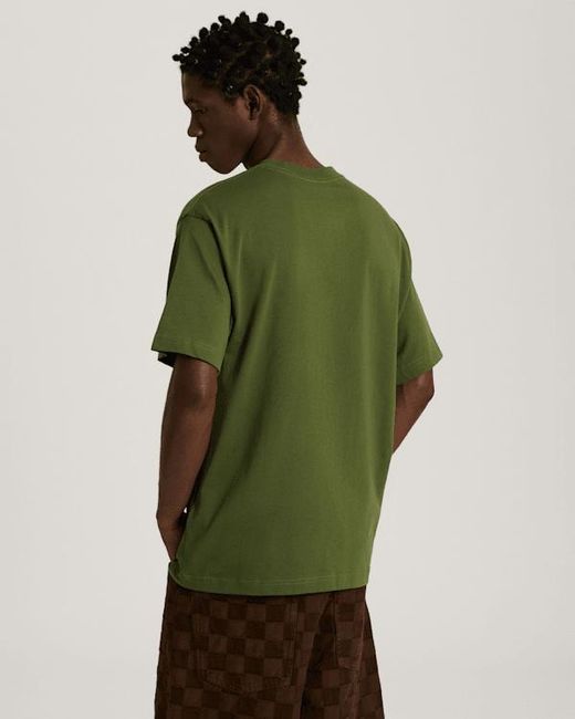 Vans Green Left Chest Ii Logo T-Shirt for men