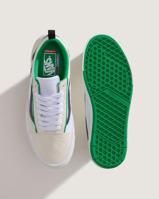 Vans White Skate Old Skool Wafflecup Shoes for men