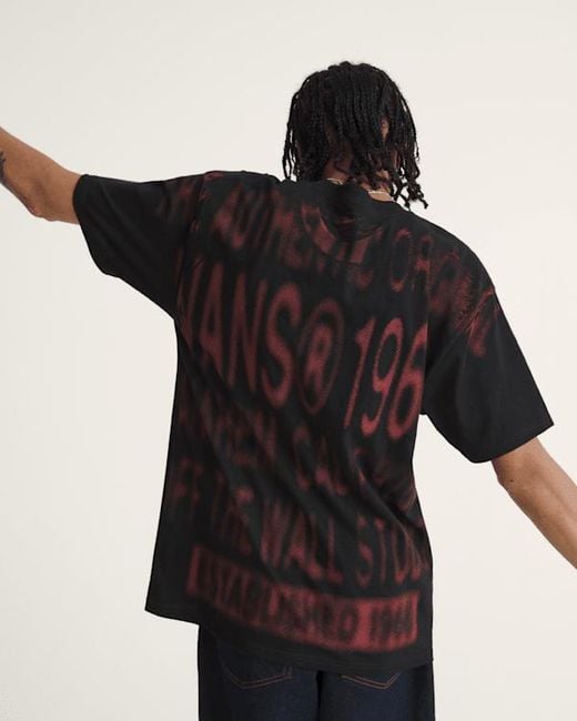 Vans Oversized 1966 T-Shirt, Herren, Größe in Black für Herren