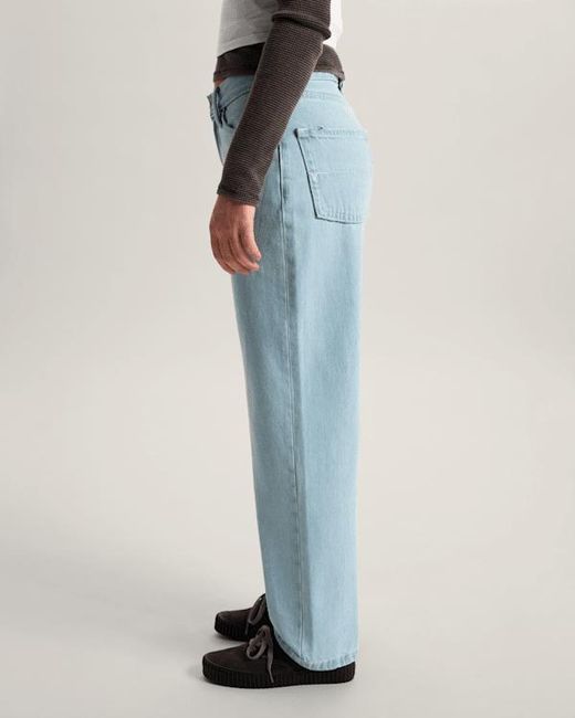 Vans Blue Check-5 Mid Rise Straight Trousers
