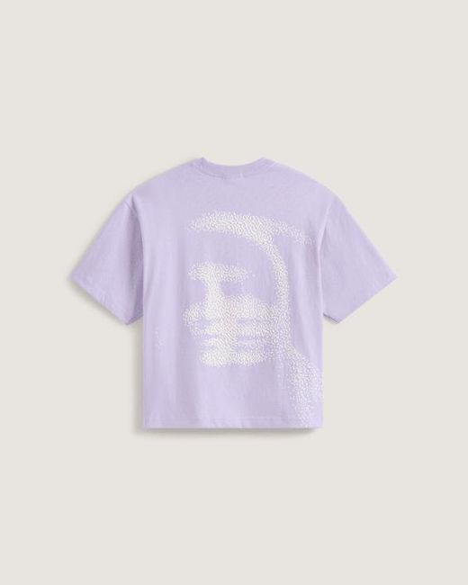 Vans Purple Blurred Face Short T-Shirt for men