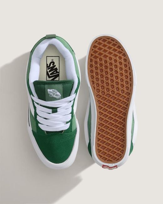 Vans Green Knu Skool Shoes for men