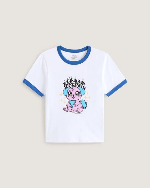 Vans Blue Puppy Ringer T-Shirt