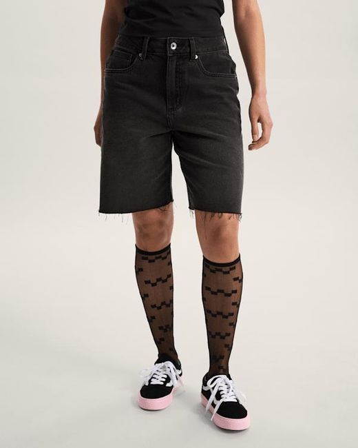 Vans Black Sirelle Cut-Off Shorts