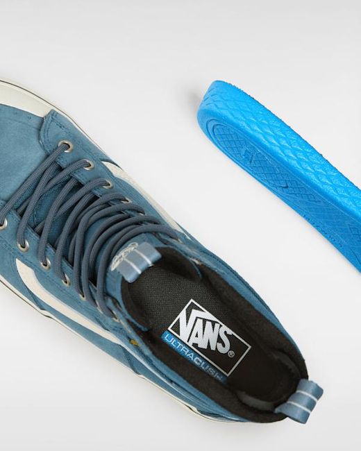 Vans Blue Mte Sk8-Hi Waterproof Schuhe, Mann, Größe