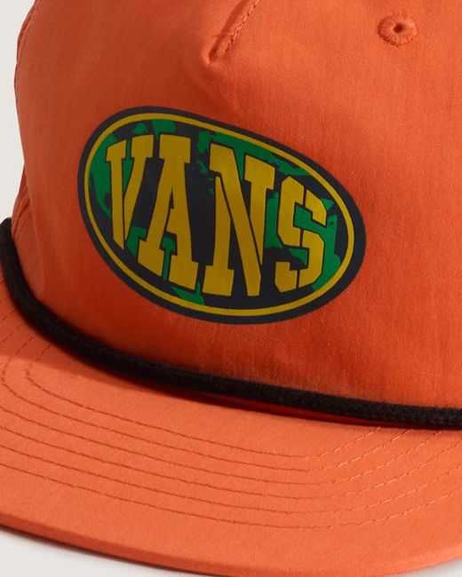 Vans Orange Worldwide94 Unstructured Hat for men