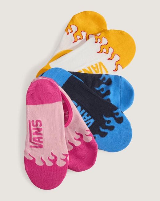 Vans Fuego Canoodle Socken 3Er-Pack, Herren, Größe: L (48-51​ in Pink für Herren