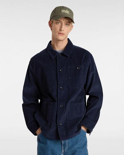 Vans Blue Drill Chore Corduroy Jacket for men