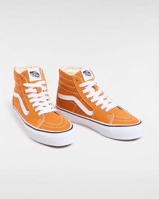 Vans Orange Sk8-Hi Tapered Shoes for men