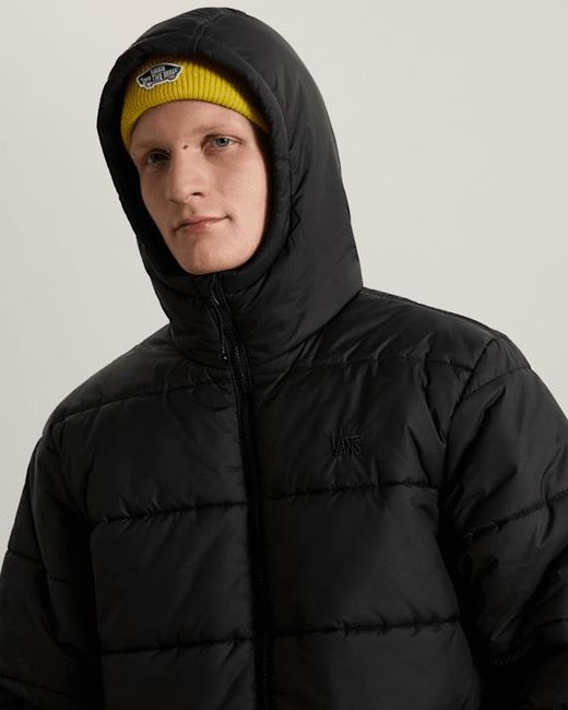 Vans Black Hillgate Puffer Jacket for men