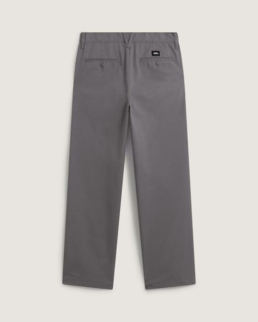 Vans Gray Authentic Chino Straight Trousers for men