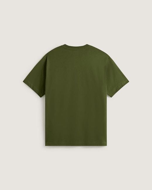 Vans Green Left Chest Ii Logo T-Shirt for men