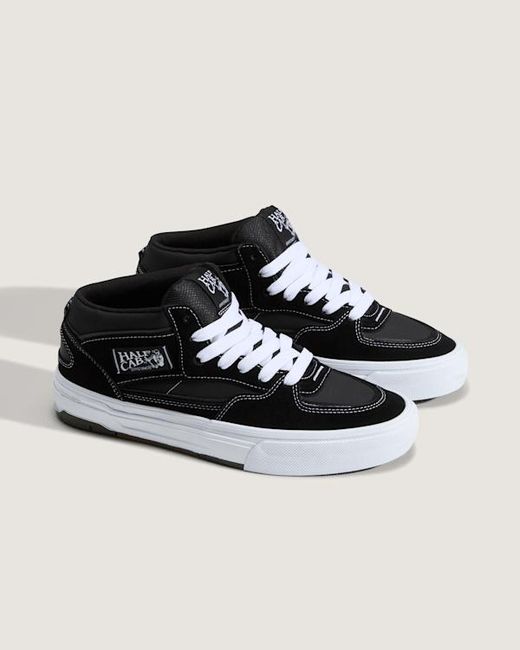 Vans Black Skate Half Cab Wafflecup Shoes for men