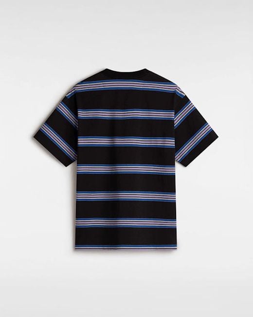 Vans Mesa Stripe T-Shirt, Herren, Größe in Black für Herren